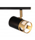 Phelps 3 Light Linear Bar SpotFitting GU10 Black Painted Gold-7