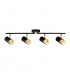 Phelps 4 Light Linear Bar SpotFitting GU10 Black Painted Gold-1