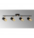 Phelps 4 Light Linear Bar SpotFitting GU10 Black Painted Gold-3