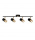 Phelps 4 Light Linear Bar SpotFitting GU10 Black Painted Gold-4