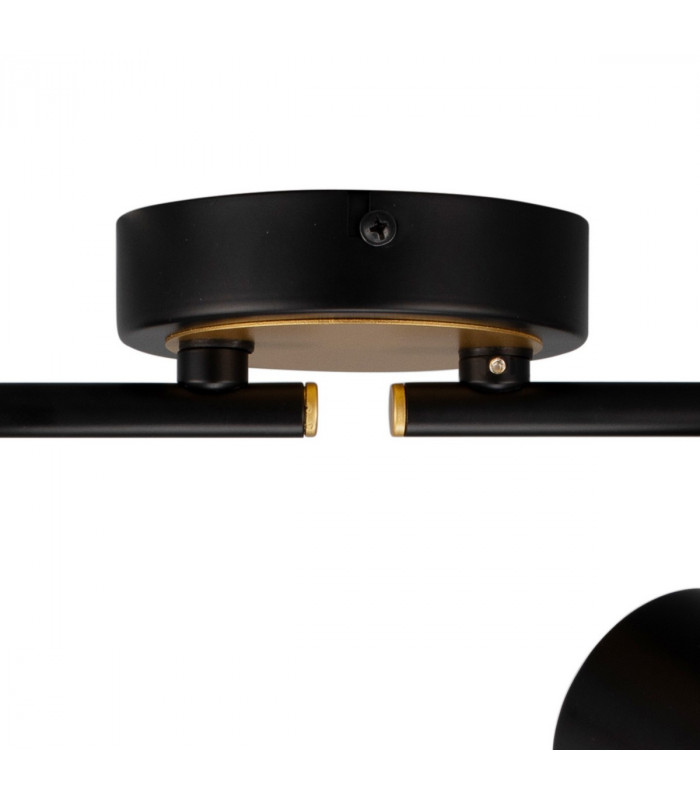 Phelps 4 Light Linear Bar SpotFitting GU10 Black Painted Gold-5