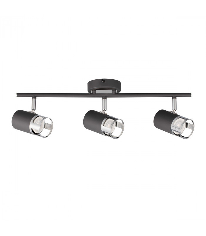 Phelps 3 Light Linear Bar SpotFitting GU10 Graphite Polished Chrome-4