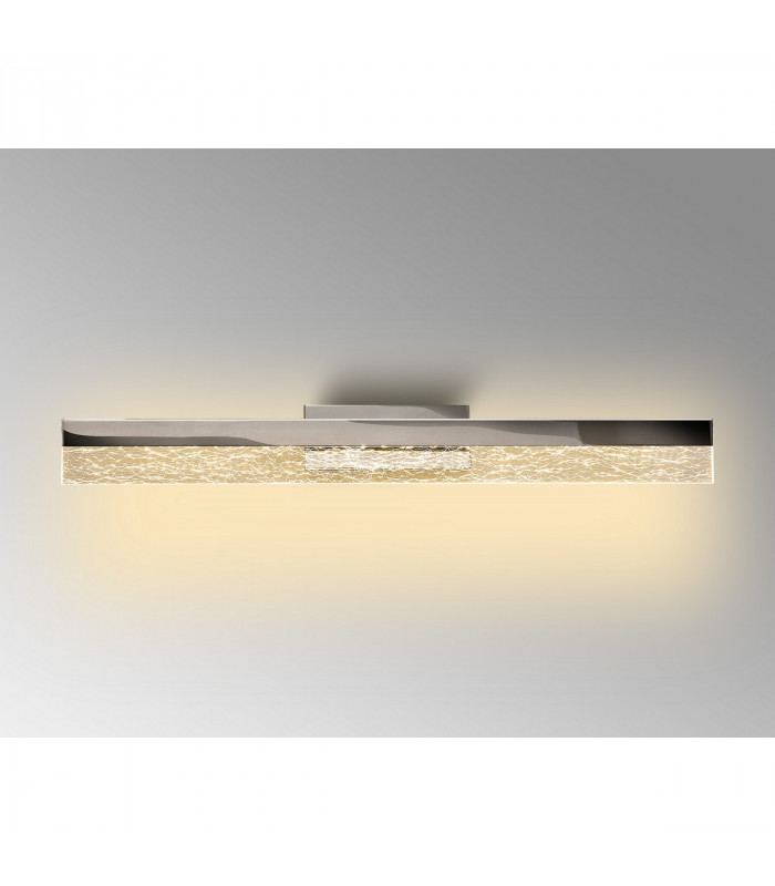 Victor Wall Lamp 12W LED 3000K 1000lm IP44 Polished Chrome-3