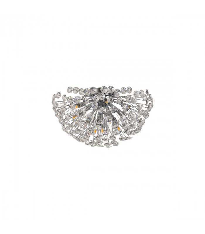 Salisbury Ceiling Lamp 50cm 11 Light G9 Polished Chrome Crystal-4