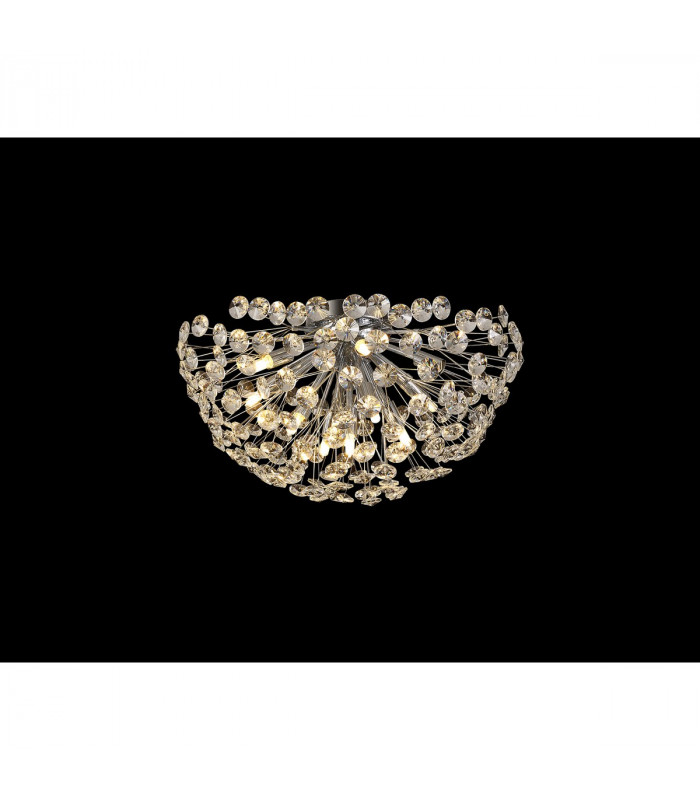 Salisbury Ceiling Lamp 50cm 11 Light G9 Polished Chrome Crystal-7