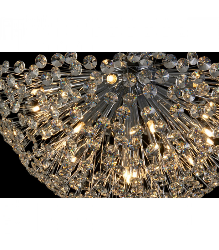 Salisbury Ceiling Lamp 50cm 11 Light G9 Polished Chrome Crystal-9