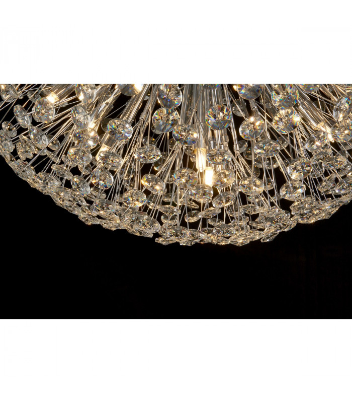 Salisbury Ceiling Lamp 50cm 11 Light G9 Polished Chrome Crystal-10
