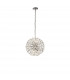 Salisbury Ceiling Pendant 40cm Sphere 9 Light G9 Polished Chrome Crystal-1