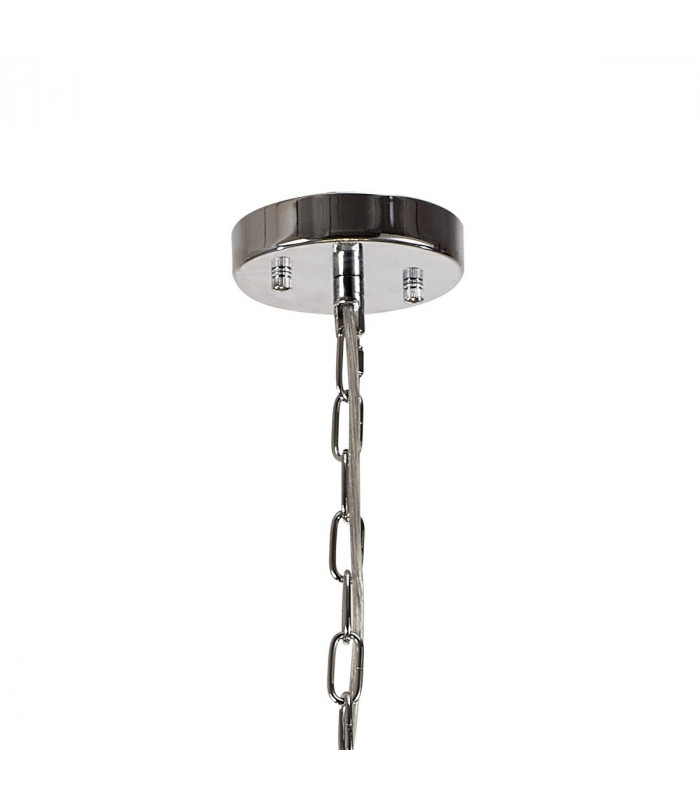 Salisbury Ceiling Pendant 40cm Sphere 9 Light G9 Polished Chrome Crystal-5
