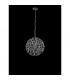 Salisbury Ceiling Pendant 40cm Sphere 9 Light G9 Polished Chrome Crystal-8