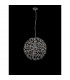 Salisbury Ceiling Pendant 50cm Sphere 12 Light G9 Polished Chrome Crystal-8