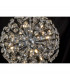 Salisbury Ceiling Pendant 50cm Sphere 12 Light G9 Polished Chrome Crystal-9