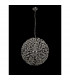 Salisbury Ceiling Pendant 60cm Sphere 16 Light G9 Polished Chrome Crystal-9