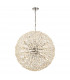 Salisbury Ceiling Pendant 1.2m Sphere 64 Light G9 Polished Chrome Crystal-1