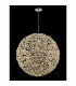 Salisbury Ceiling Pendant 1.2m Sphere 64 Light G9 Polished Chrome Crystal-9