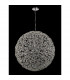 Salisbury Ceiling Pendant 1.2m Sphere 64 Light G9 Polished Chrome Crystal-10