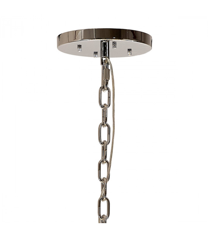 Salisbury Ceiling Pendant 1.5m Sphere 84 Light G9 Polished Chrome Crystal-5