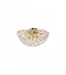 Salisbury Ceiling Lamp 50cm 11 Light G9 French Gold Crystal-1