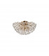 Salisbury Ceiling Lamp 50cm 11 Light G9 French Gold Crystal-4