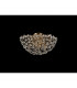 Salisbury Ceiling Lamp 50cm 11 Light G9 French Gold Crystal-8