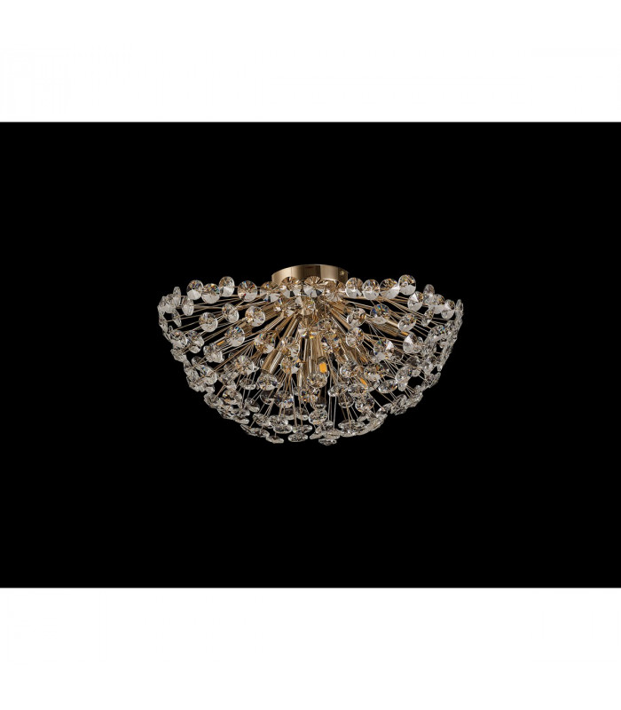 Salisbury Ceiling Lamp 50cm 11 Light G9 French Gold Crystal-8