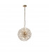 Salisbury Ceiling Pendant 40cm Sphere 9 Light G9 French Gold Crystal-1