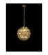 Salisbury Ceiling Pendant 40cm Sphere 9 Light G9 French Gold Crystal-3