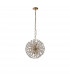 Salisbury Ceiling Pendant 40cm Sphere 9 Light G9 French Gold Crystal-4