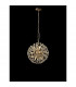Salisbury Ceiling Pendant 40cm Sphere 9 Light G9 French Gold Crystal-9