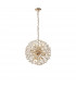 Salisbury Ceiling Pendant 50cm Sphere 12 Light G9 French Gold Crystal-1