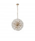 Salisbury Ceiling Pendant 50cm Sphere 12 Light G9 French Gold Crystal-4
