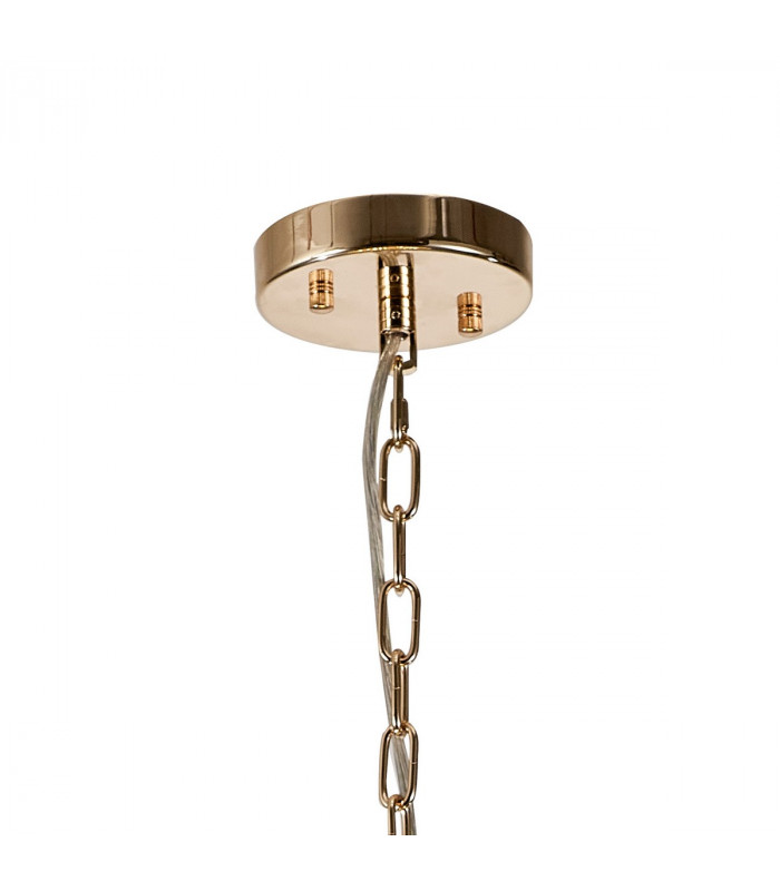 Salisbury Ceiling Pendant 50cm Sphere 12 Light G9 French Gold Crystal-5