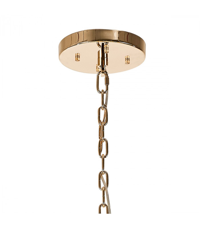 Salisbury Ceiling Pendant 1m Sphere 48 Light G9 French Gold Crystal-5