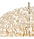 Salisbury Ceiling Pendant 1m Sphere 48 Light G9 French Gold Crystal-6