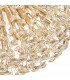 Salisbury Ceiling Pendant 1m Sphere 48 Light G9 French Gold Crystal-8
