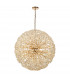 Salisbury Ceiling Pendant 1.2m Sphere 64 Light G9 French Gold Crystal-1