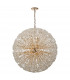 Salisbury Ceiling Pendant 1.5m Sphere 84 Light G9 French Gold Crystal-4