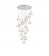 Salisbury 19 Light G9 3.5m Round Multiple Ceiling Pendant With Polished Chrome And Crystal Shade-1