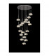 Salisbury 19 Light G9 3.5m Round Multiple Ceiling Pendant With Polished Chrome And Crystal Shade-3