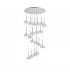 Salisbury 19 Light G9 3.5m Round Multiple Ceiling Pendant With Polished Chrome And Crystal Shade-10