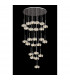 Salisbury 24 Light G9 5m Round Multiple Ceiling Pendant With Polished Chrome And Crystal Shade-3