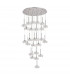 Salisbury 24 Light G9 5m Round Multiple Ceiling Pendant With Polished Chrome And Crystal Shade-8