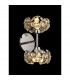 Salisbury 2 Light G9 Switched Up Down Wall Lamp With Polished Chrome And Crystal Shade-3