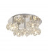 Salisbury Round 5 Light G9 Flush Light With Polished Chrome And Crystal Shade-9