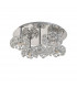 Salisbury Round 5 Light G9 Flush Light With Polished Chrome And Crystal Shade-10