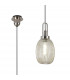 Yorktown Ceiling Pendant E27 With 20cm Almond Ribbed Glass Champagne Polished Nickel Matt Black-1