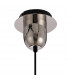 Yorktown Ceiling Pendant E27 With 20cm Almond Ribbed Glass Opal Polished Nickel Matt Black-6