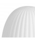 Yorktown Ceiling Pendant E27 With 20cm Almond Ribbed Glass Opal Black Chrome Matt Black-9