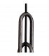 Yorktown Ceiling Pendant E27 20cm Almond Ribbed Glass Opal Black Aged Pewter-7