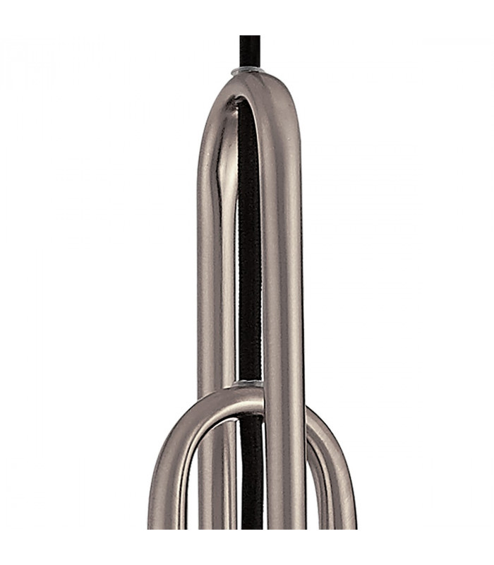 Yorktown Ceiling Pendant E27 20cm Almond Ribbed Glass Smoked Antique Silver Black-7